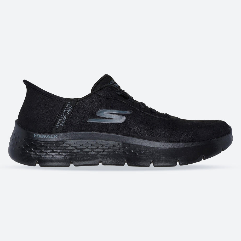 Women's Wide Fit Skechers 124837 Slip-ins Go Walk Flex Mali Trainers