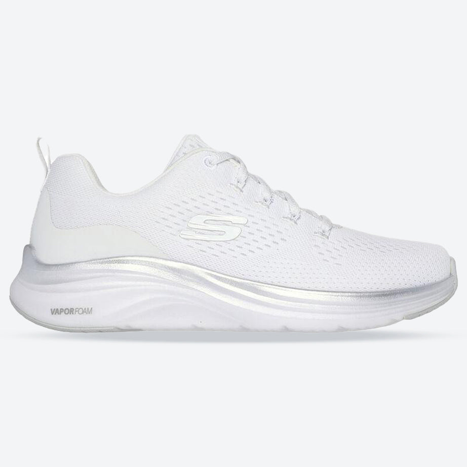 Women's Wide Fit Skechers 150025 Vapor Foam Midnight Glimmer Trainers