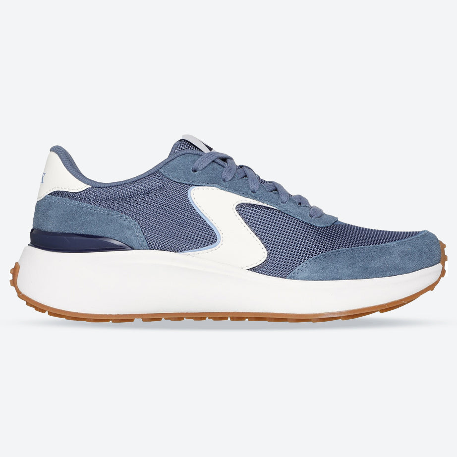 Women's Wide Fit Skechers 150600 Blvd Retro Revival Trainers