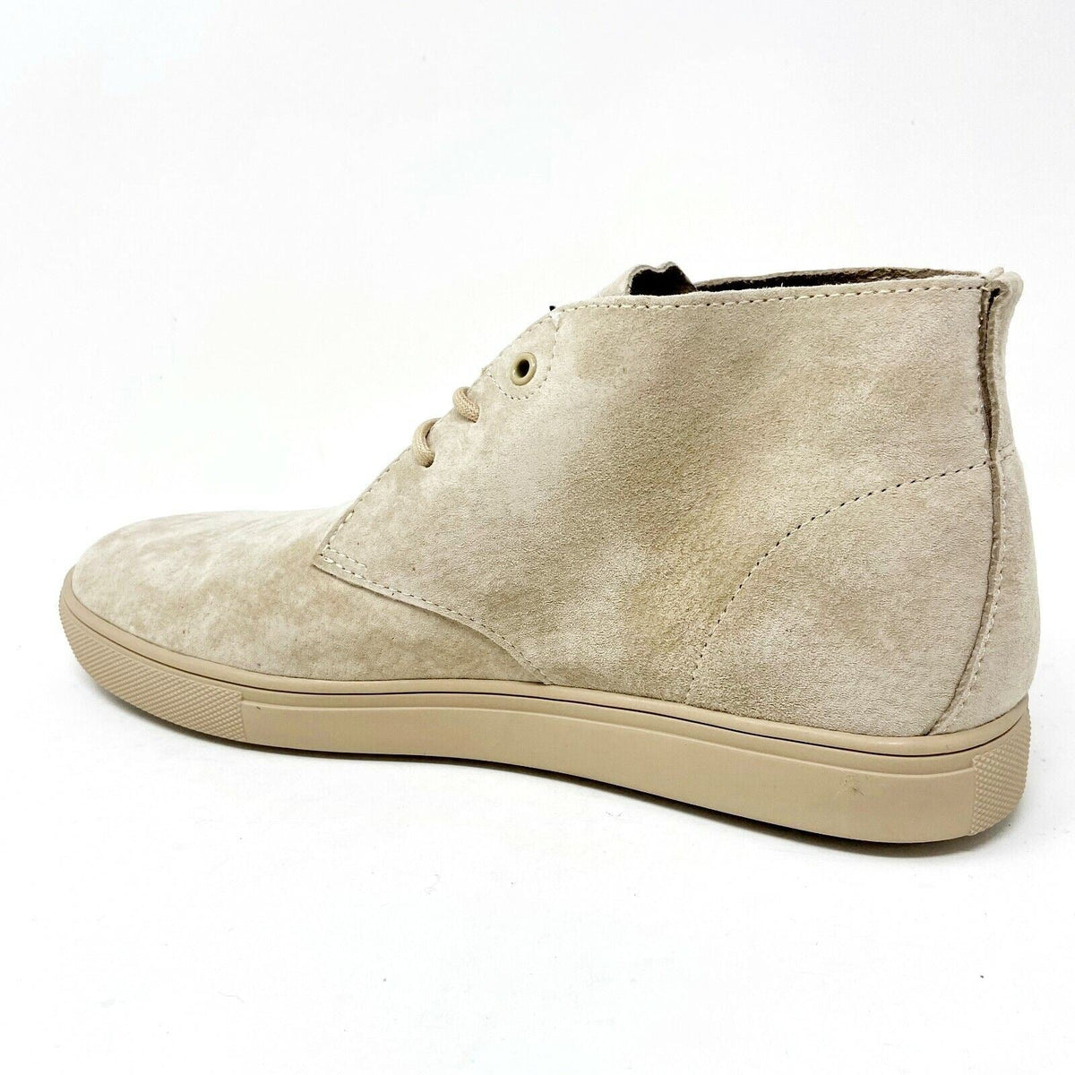 Clae Strayhorn SP Unlined Light Tan Suede Mens Premium Casual Sneakers