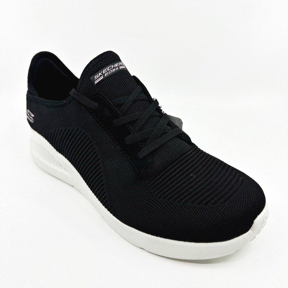 Skechers Bobs Buno Call Me Black Womens Size 11 Slip On Sneakers