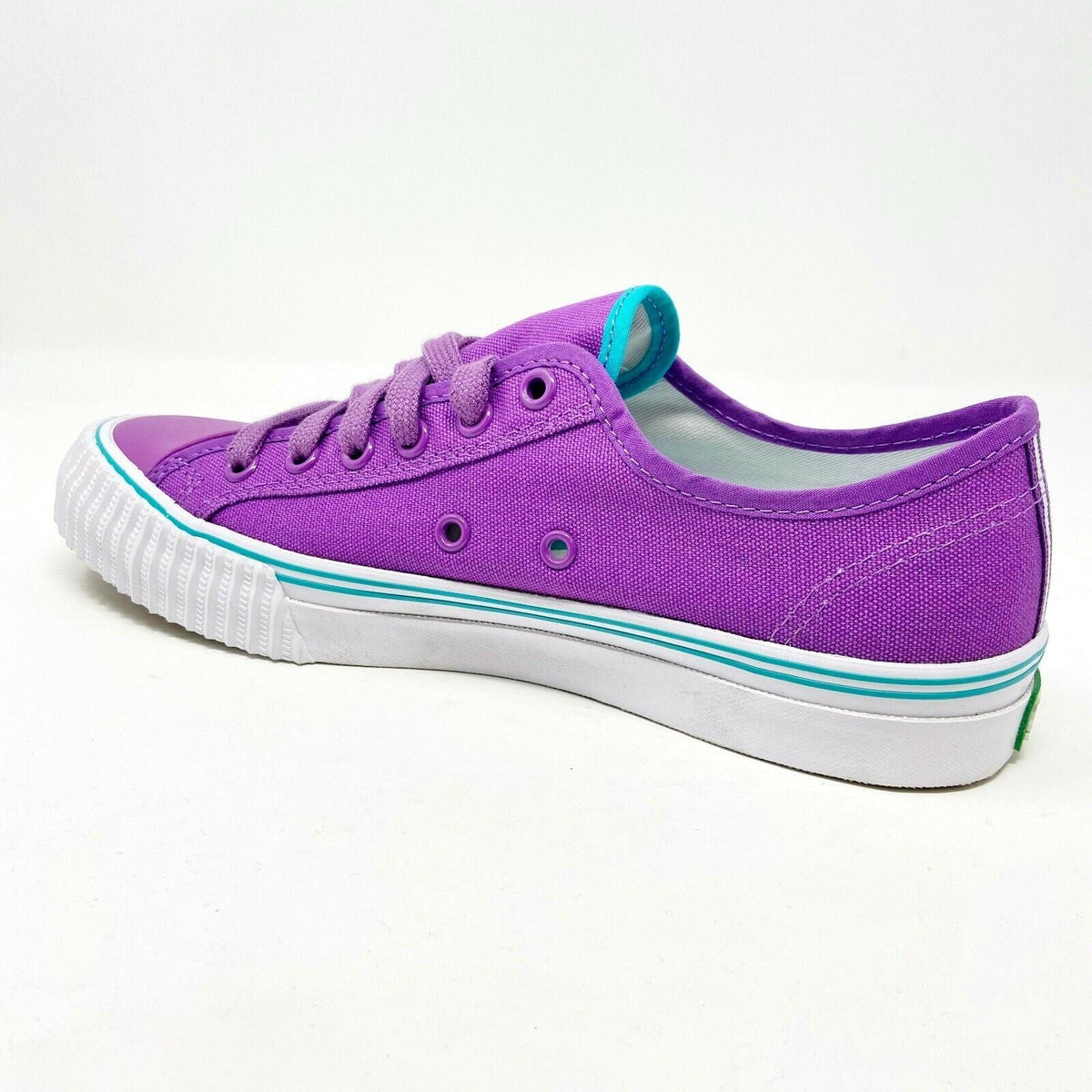 PF Flyer Center Lo Reiss Purple White Mens Retro Casual Shoes Sneakers PM12OL1J