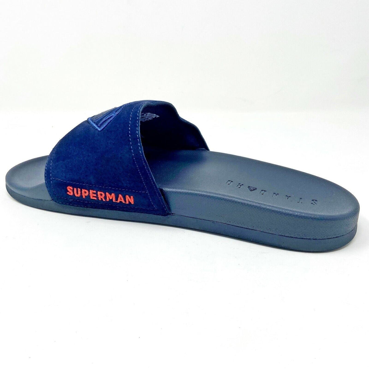 STNDRD Standard Monaco Justice League DC Comics Superman Blue Womens Sandals