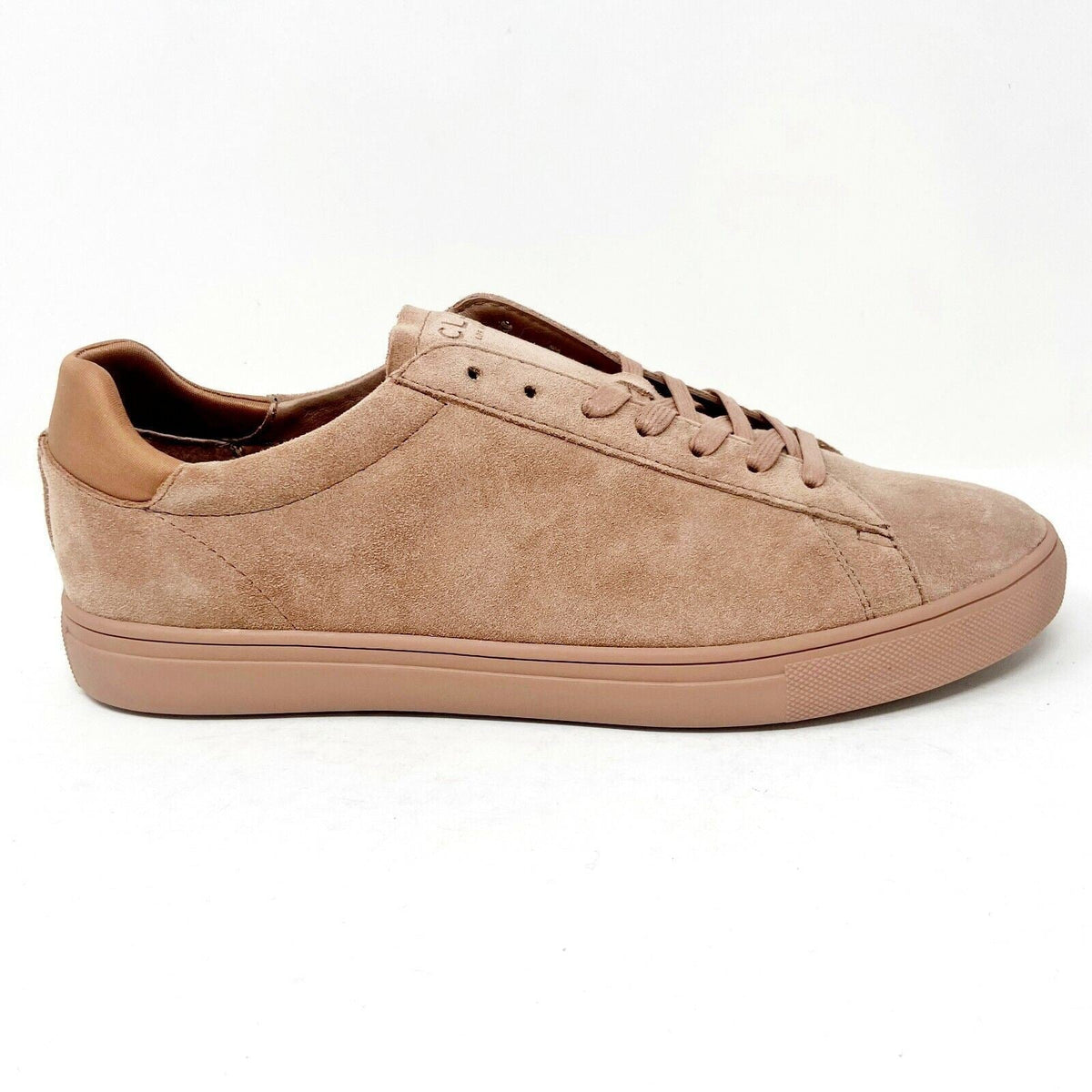 Clae Bradley Dark Pink Suede Mens Premium  Casual Sneakers