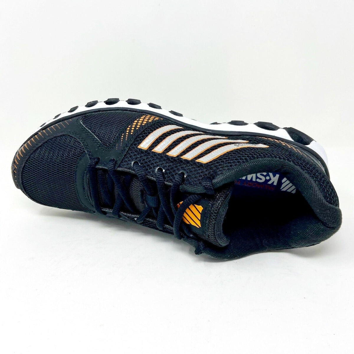 K-Swiss X-160 CMF Black Orange Popsicle Mens Size 9.5 Sneakers 03524 076