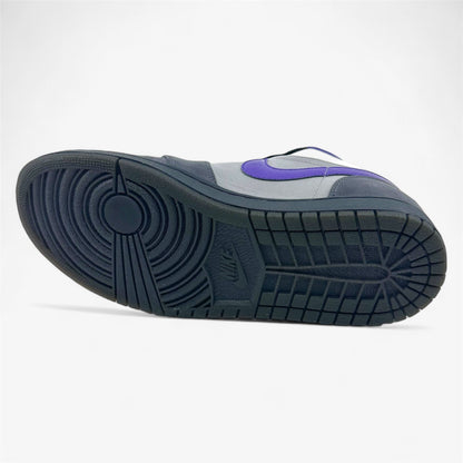 Jordan Air Jordan 1 Phat Low Anthracite Varsity Purple Stealth White Mens Sneaker