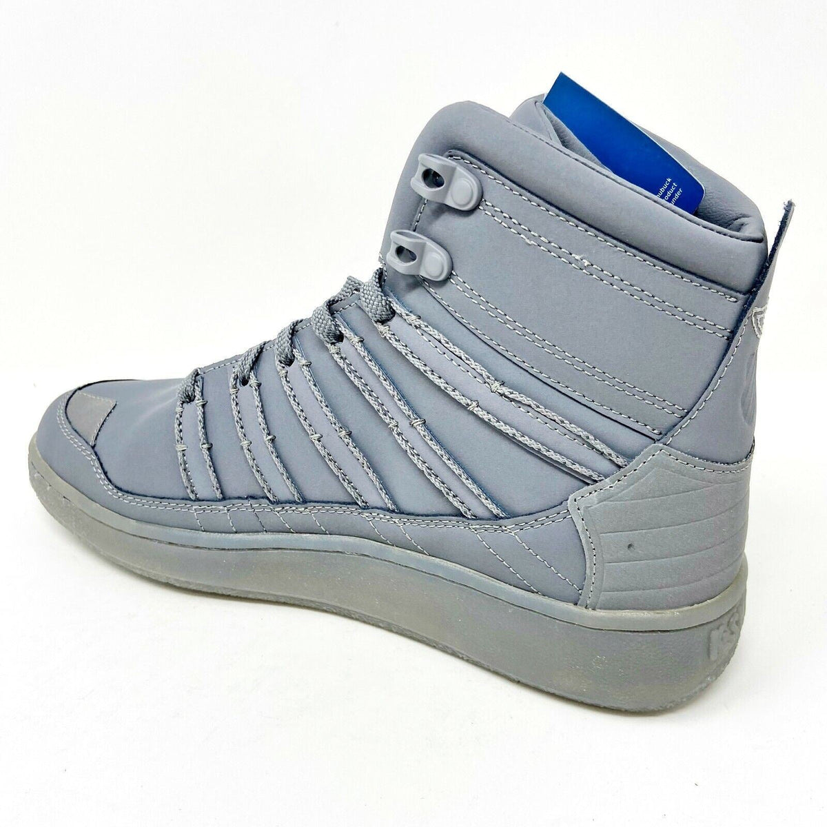 K-Swiss Volley Mid P Steel Gray Ice Mens Size 8 Sneakers 03649 082