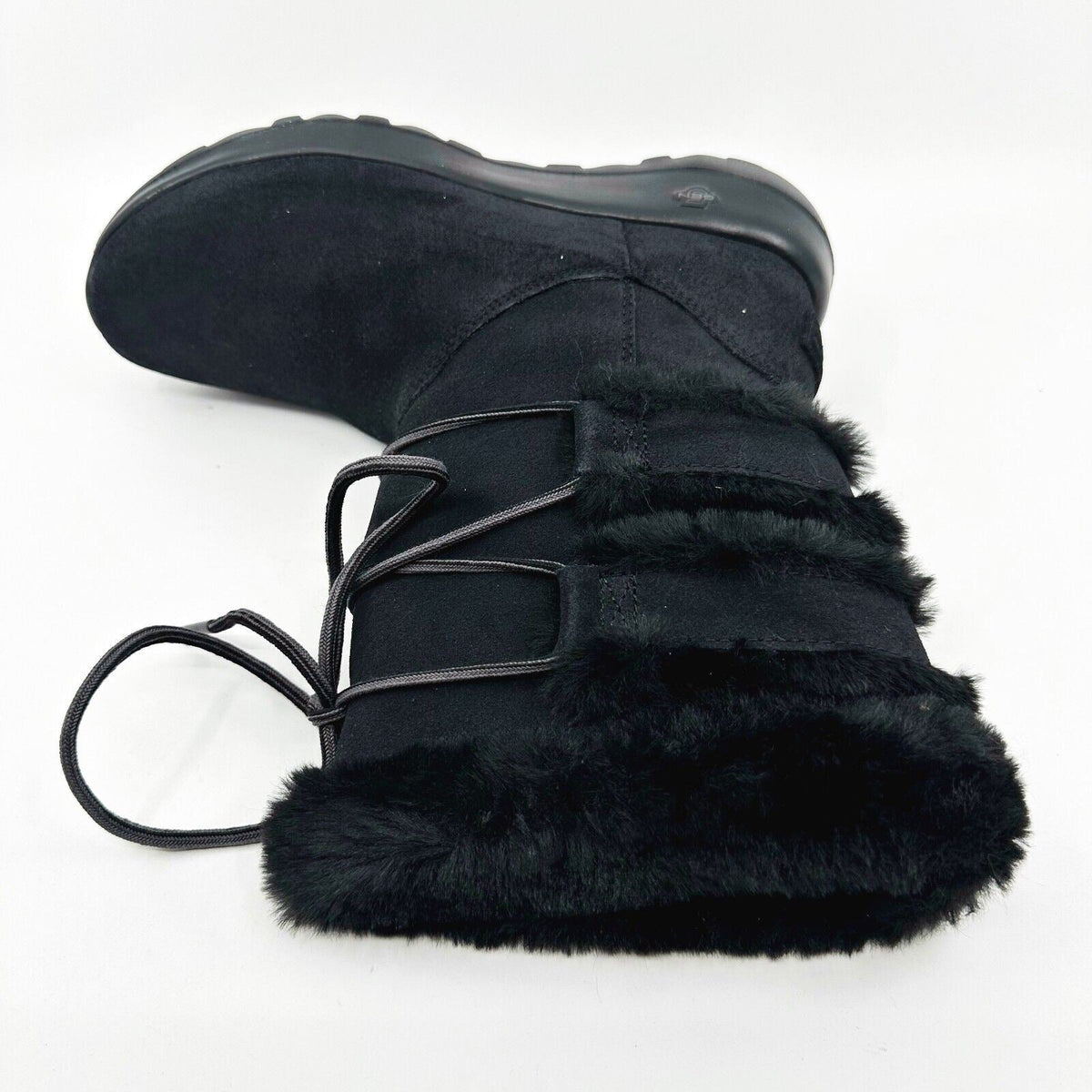 Skechers On The Go Joy Cyclone Black Womens Size 7 Comfort Shearling Boots