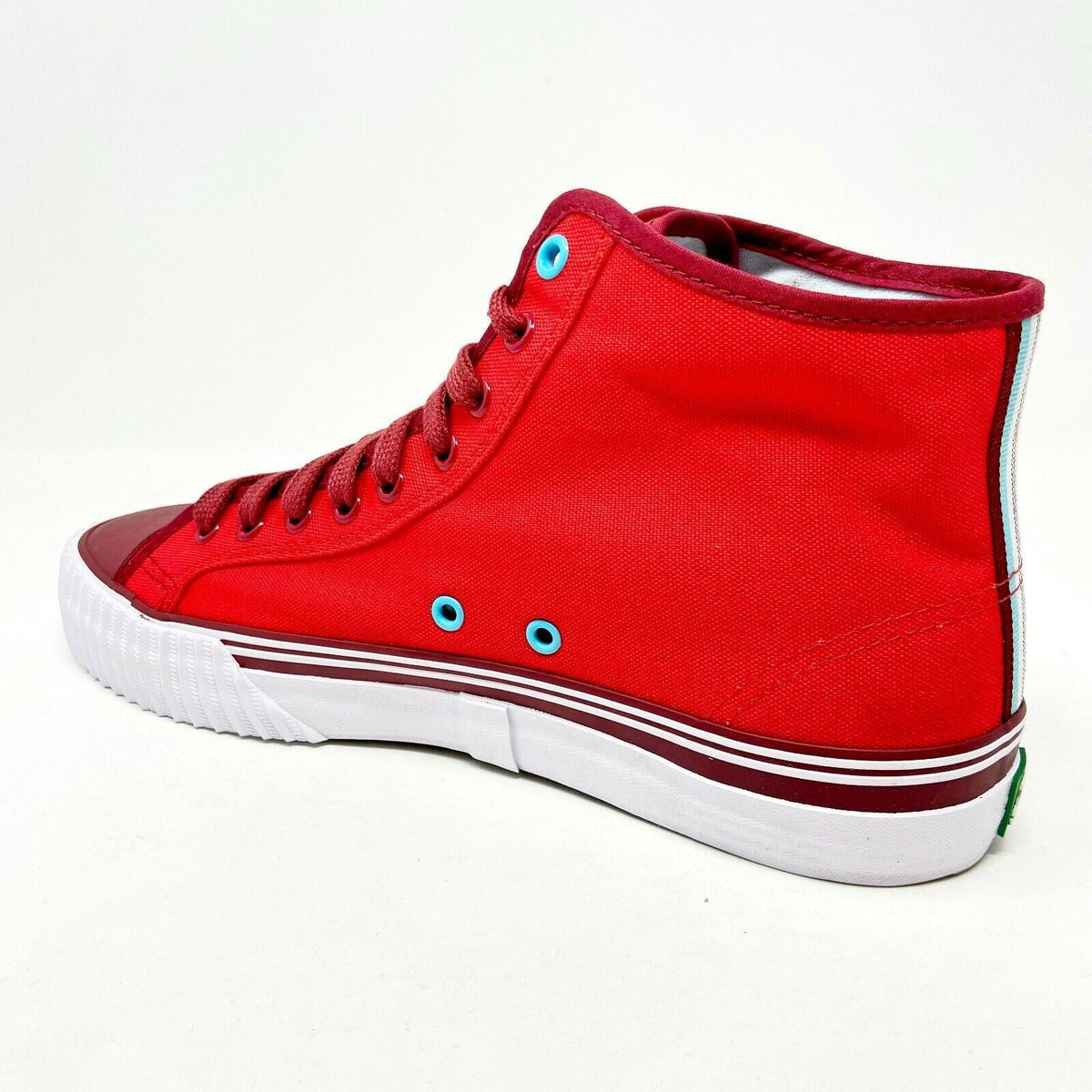 PF Flyer Center Hi Reis Red White Mens Retro Sneakers PM12OH3I
