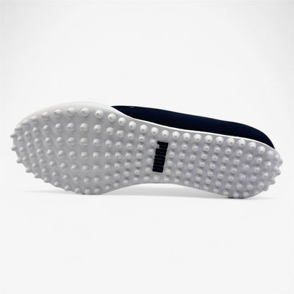 PUMA Monolite Fusion Slip On Navy Blazer White Womens Spikeless Golf Shoes