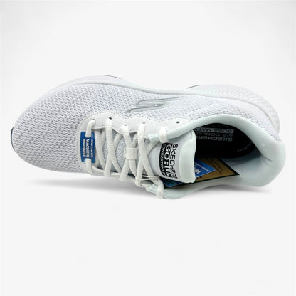 Skechers Go Run Consistent 2.0 Engaged White Black Womens Athletic Sneaker