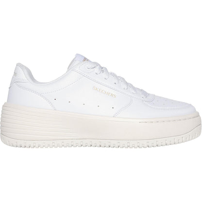 Women's Wide Fit Skechers 185110 Court Classics Grand 92 Be Lifted Trainers
