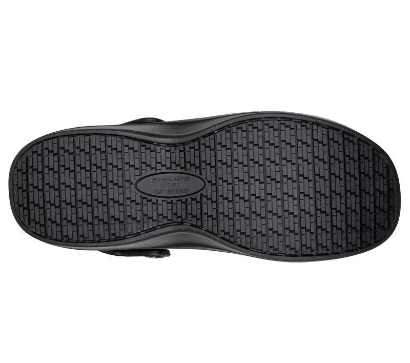 Women's Wide Fit Skechers 108067 Riverbound Pasay Arch Fit Clog Shoes