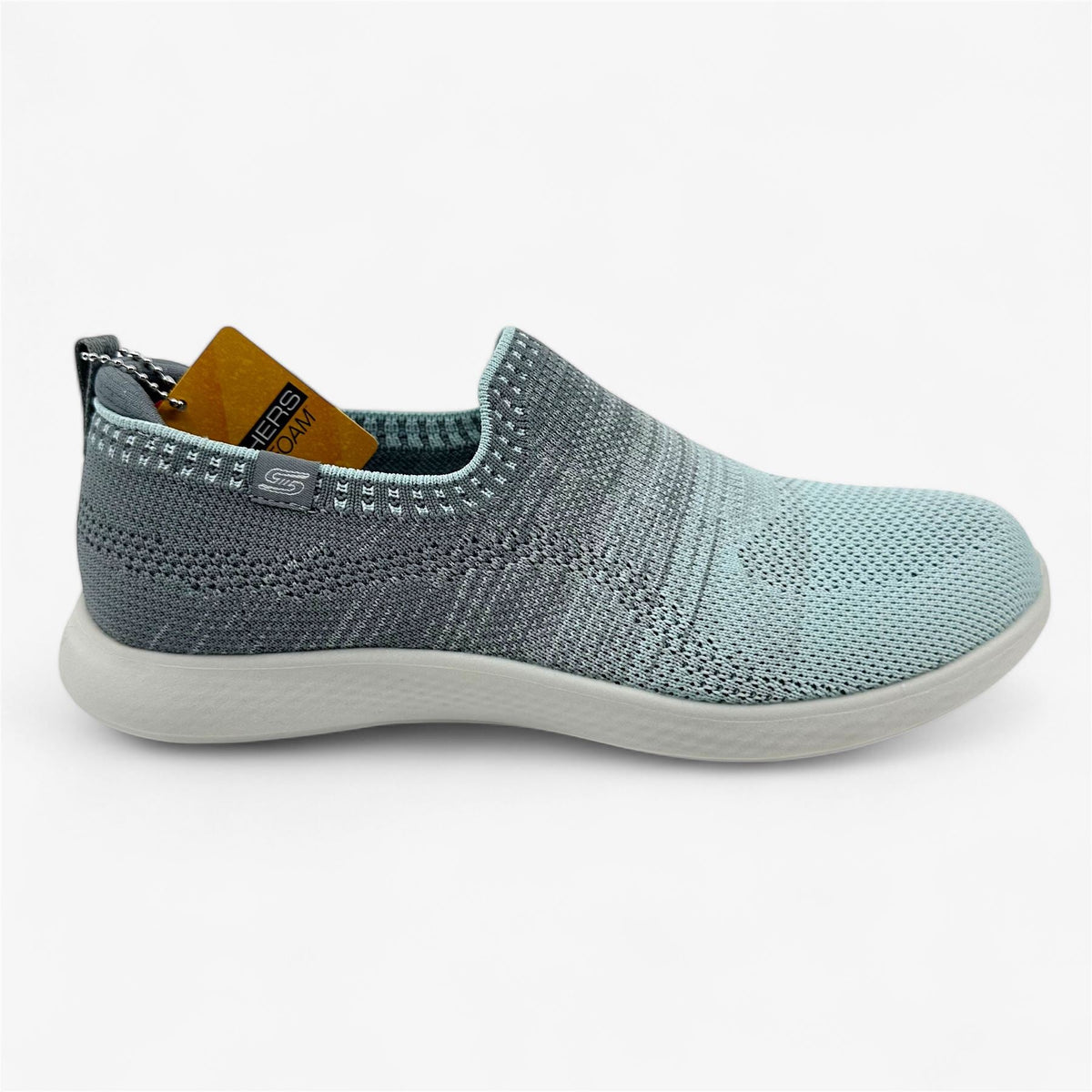 Skechers Vapor Foam Lite Sway Gray Mint Womens Athletic Sneaker