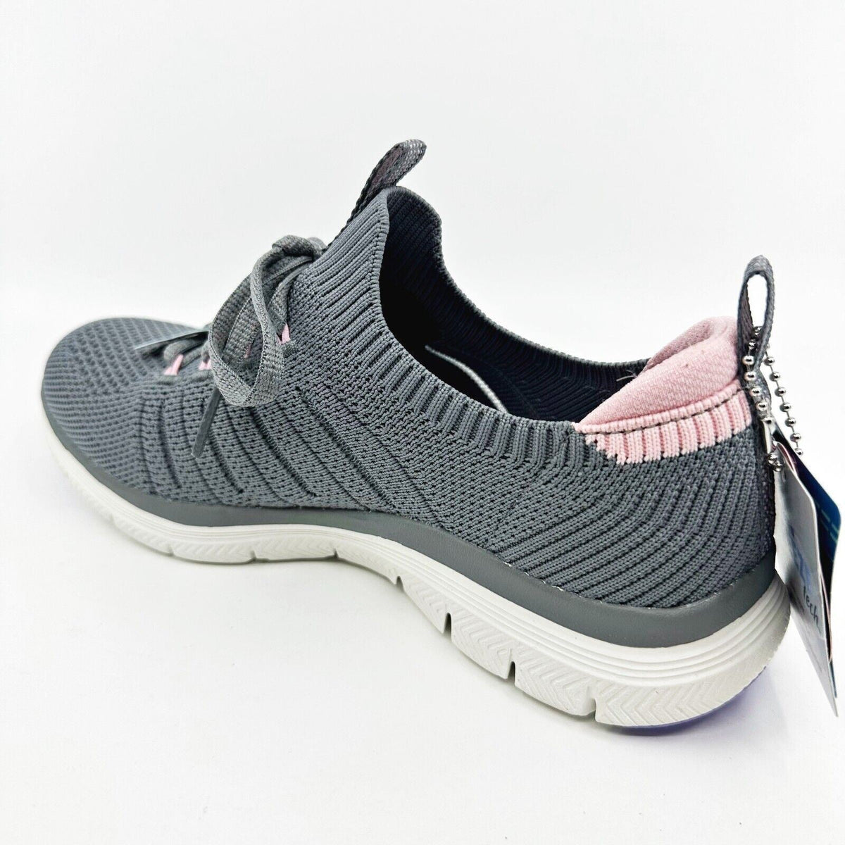 Skechers Flex Appeal 4.0 Victory Lap Charcoal Pink Womens Size 5 Sneakers