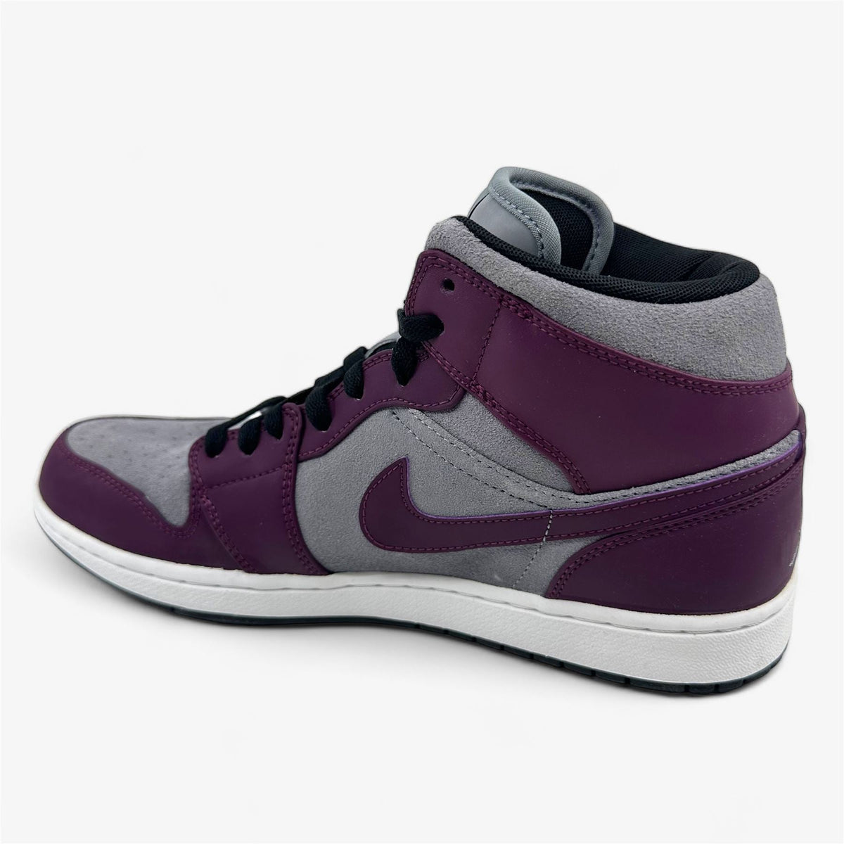 Jordan Air Jordan 1 Phat Bordeaux Stealth Black White Mens Size 10.5 Sneaker