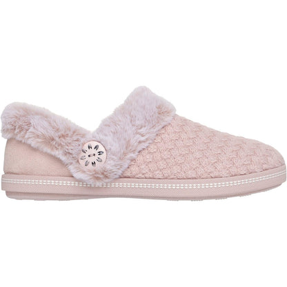 Women's Wide Fit Skechers 169041 Cozy Campfire Frosty Promise Slippers