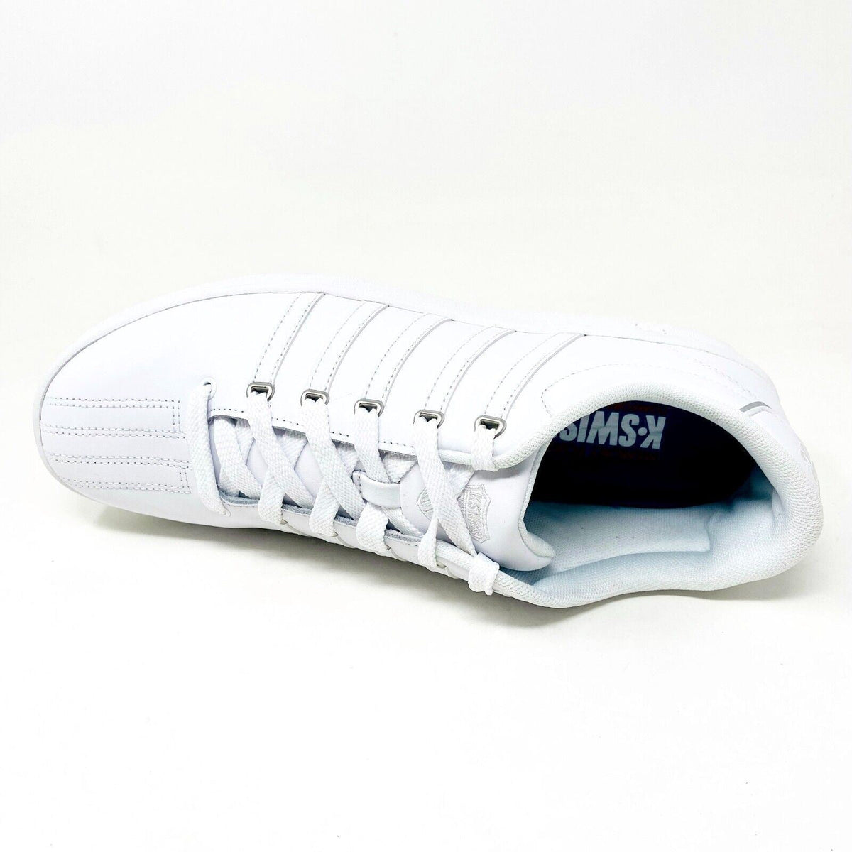 K-Swiss Court Pro II CMF White Silver Mens Size 8.5 Tennis Sneakers 03629 155
