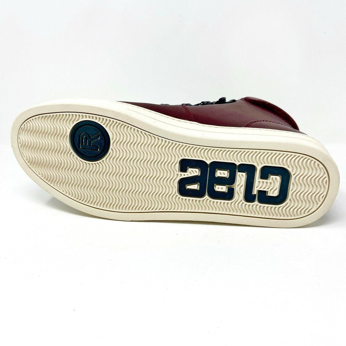 Clae Grant Oxblood Leather Mens Premium Casual Sneakers
