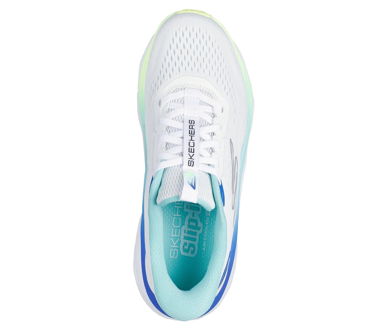 Women's Wide Fit Skechers 129200 Slip-ins Max Run Trainers