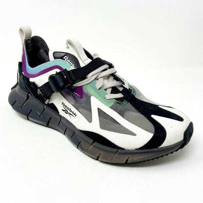 Reebok Zig Kinetica Concept Type 1 Sand Stone Emerald Green Mens Sneakers EG8915