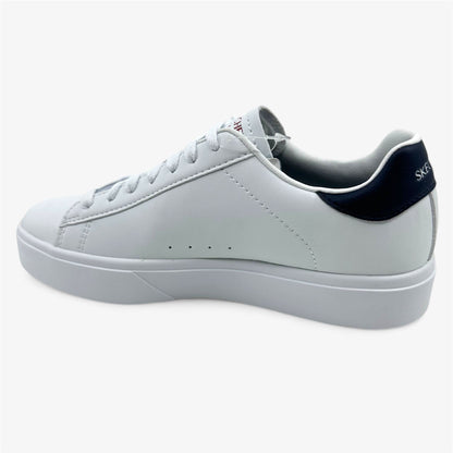 Skechers Eden LX Winning Team White Navy Red Womens Court Classics Sneaker