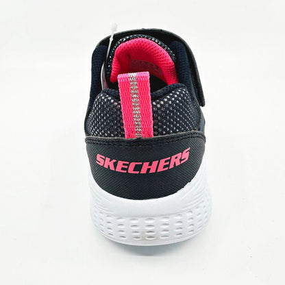 Skechers Snap Sprints Blue Pink Navy Kids Girls Sneakers