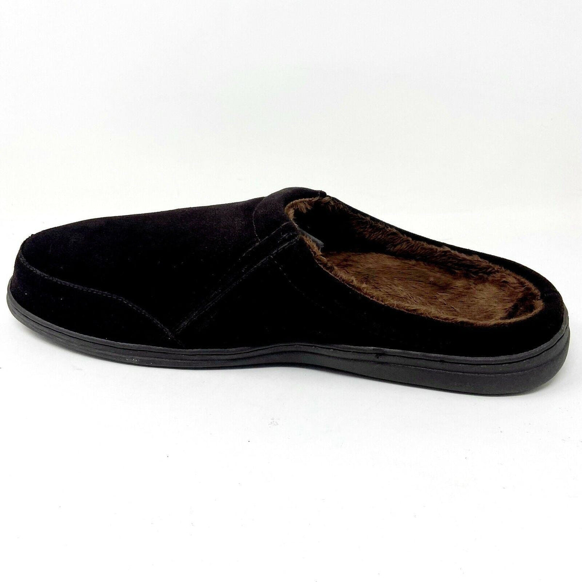 Tamarac Mens Koosh Rootbeer Cowhide Suede Comfort Slip On Slippers