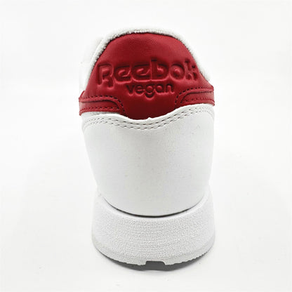 Reebok Classic Vegan White Vector Red Mens Athletic Sneaker