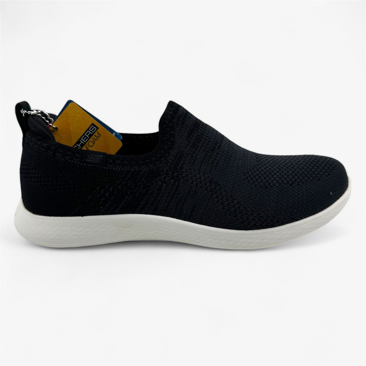 Skechers Vapor Foam Lite Sway Black Charcoal Womens Athletic Sneaker