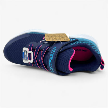 Skechers Microspec Plus Sprint Speed Navy Blue Kids Unisex Kids Size 3 Sneaker