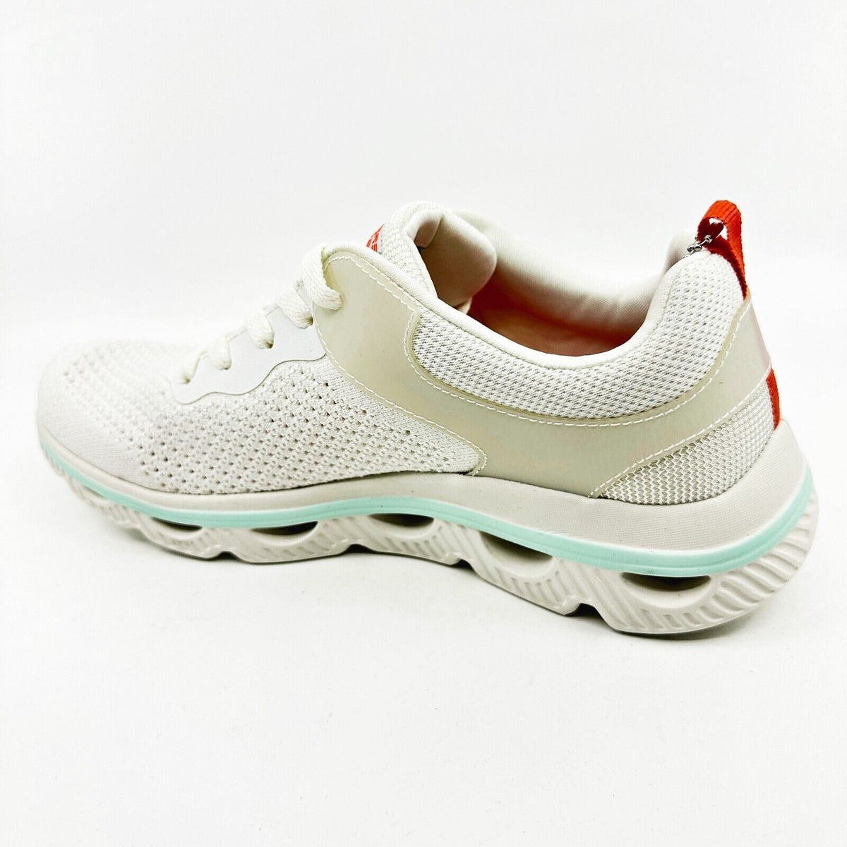 Skechers Arc Waves Bobs Star Off White Womens Size 8 Glide Step Sneakers