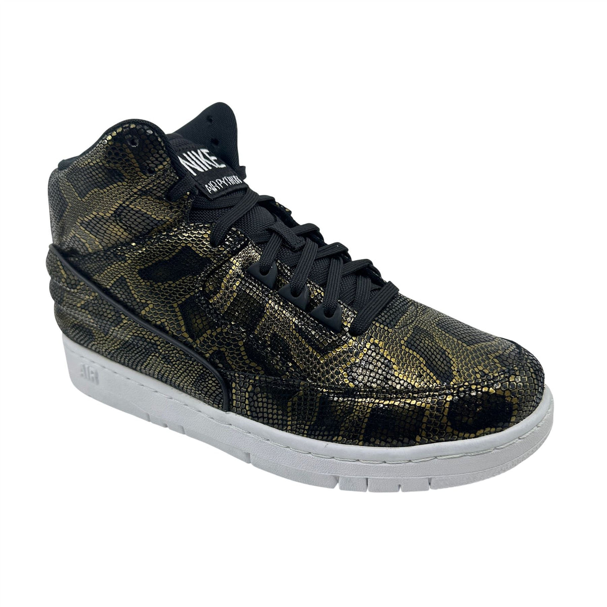 Nike Air Python Premium Black White Mens Athletic Sneaker