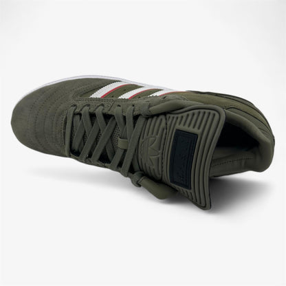 Adidas Busenitz Olive Strata Red Cloud White Mens Athletic Sneakers