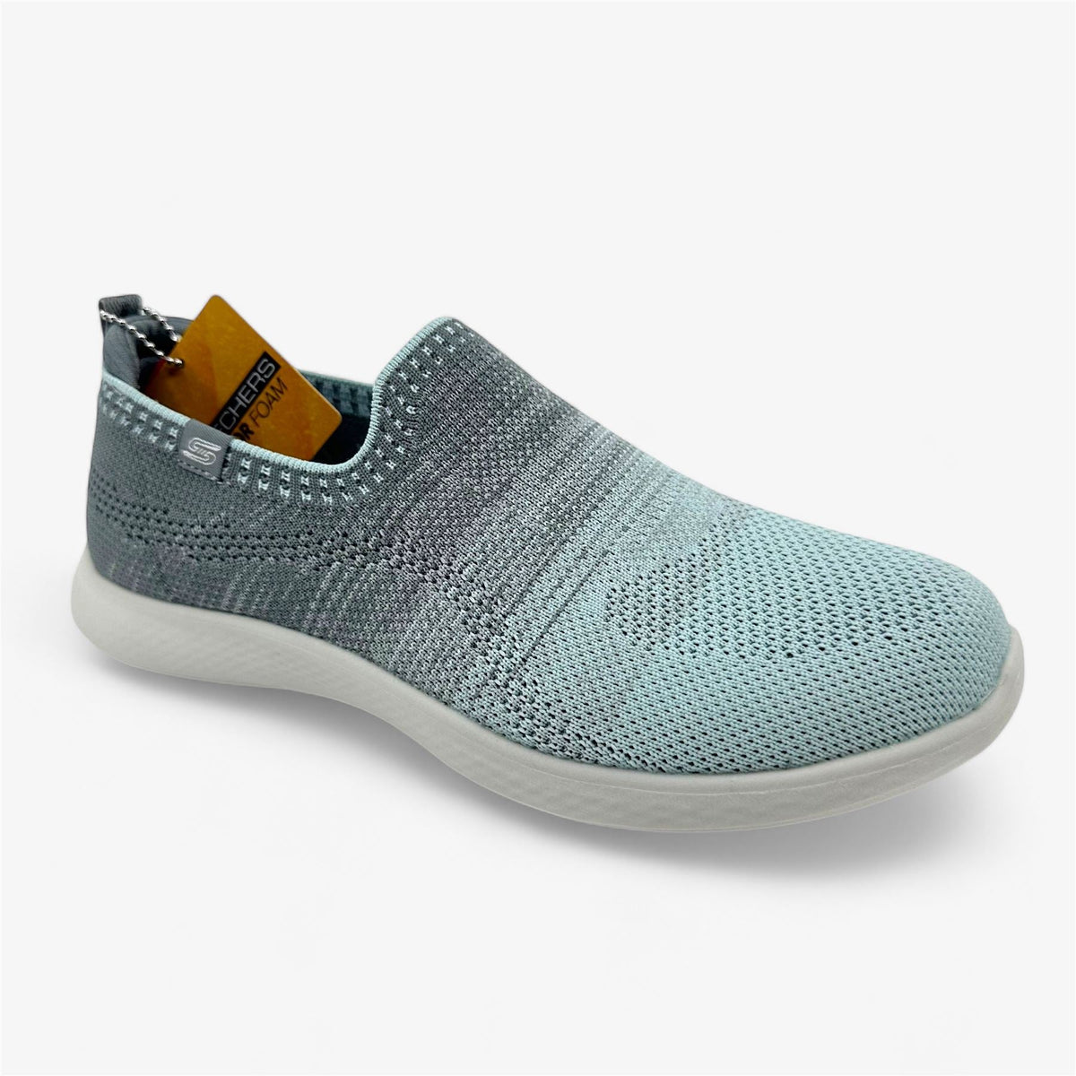 Skechers Vapor Foam Lite Sway Gray Mint Womens Athletic Sneaker