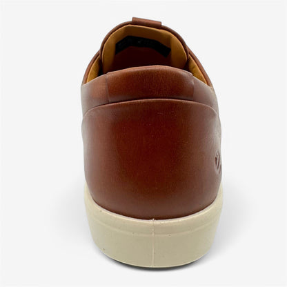 ECCO Soft 7 Cognac Mens Casual Sneaker