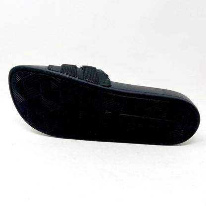 STNDRD Standard Los Angeles Monaco Double Strap Black Mens Slides Sandals