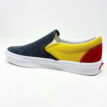 Vans Classic Slip On (Vans Coastal) Black True White Womens Casual Shoes