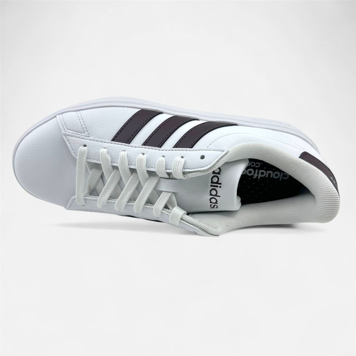 Adidas Grand Court 2.0 Cloud White Aurora Met Womens Athletic Sneaker