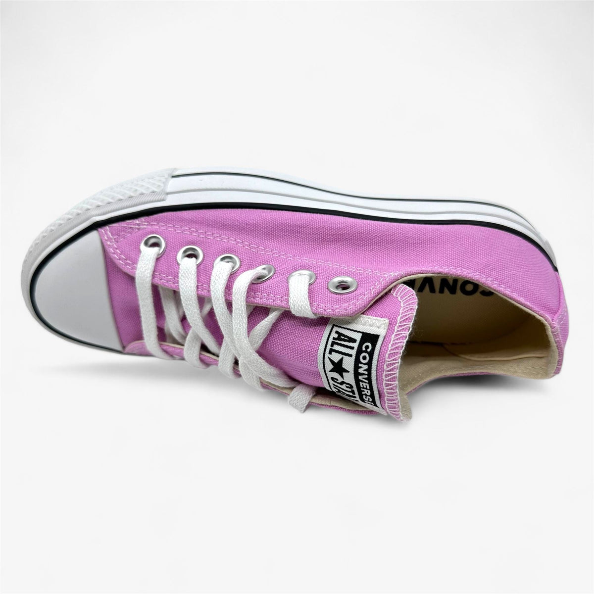 Converse CTAS Lift Ox Pink Peony White Womens Size 6 Athletic Sneaker