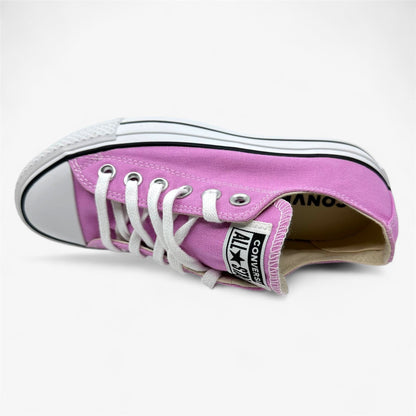 Converse CTAS Lift Ox Pink Peony White Womens Size 6 Athletic Sneaker