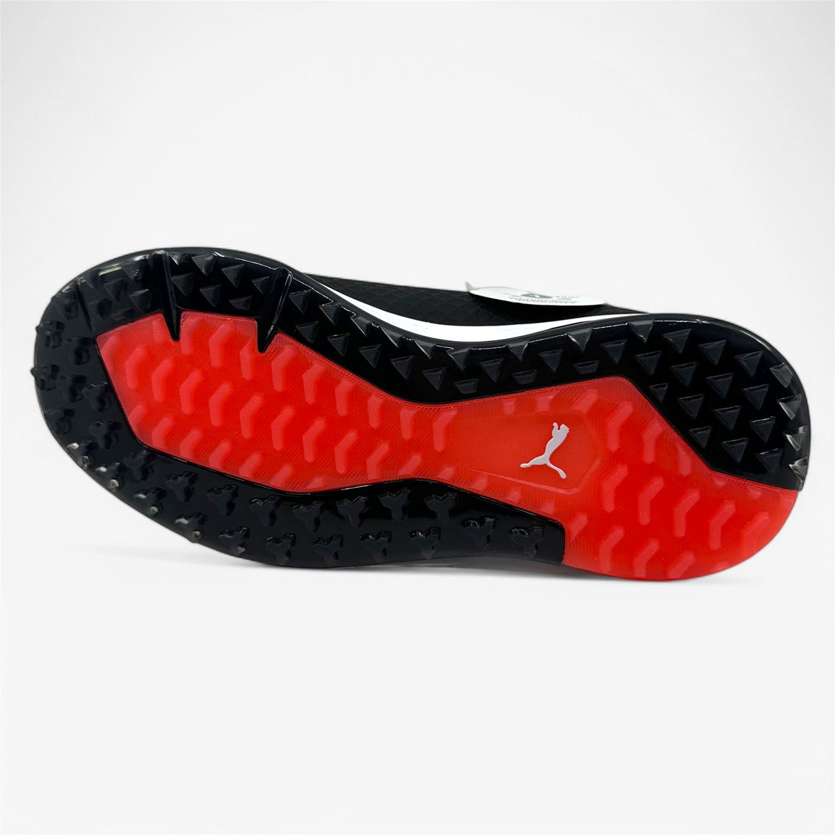 PUMA Proadapt Alphacat Black Silver Hot Coral Womens Waterproof Golf Shoes