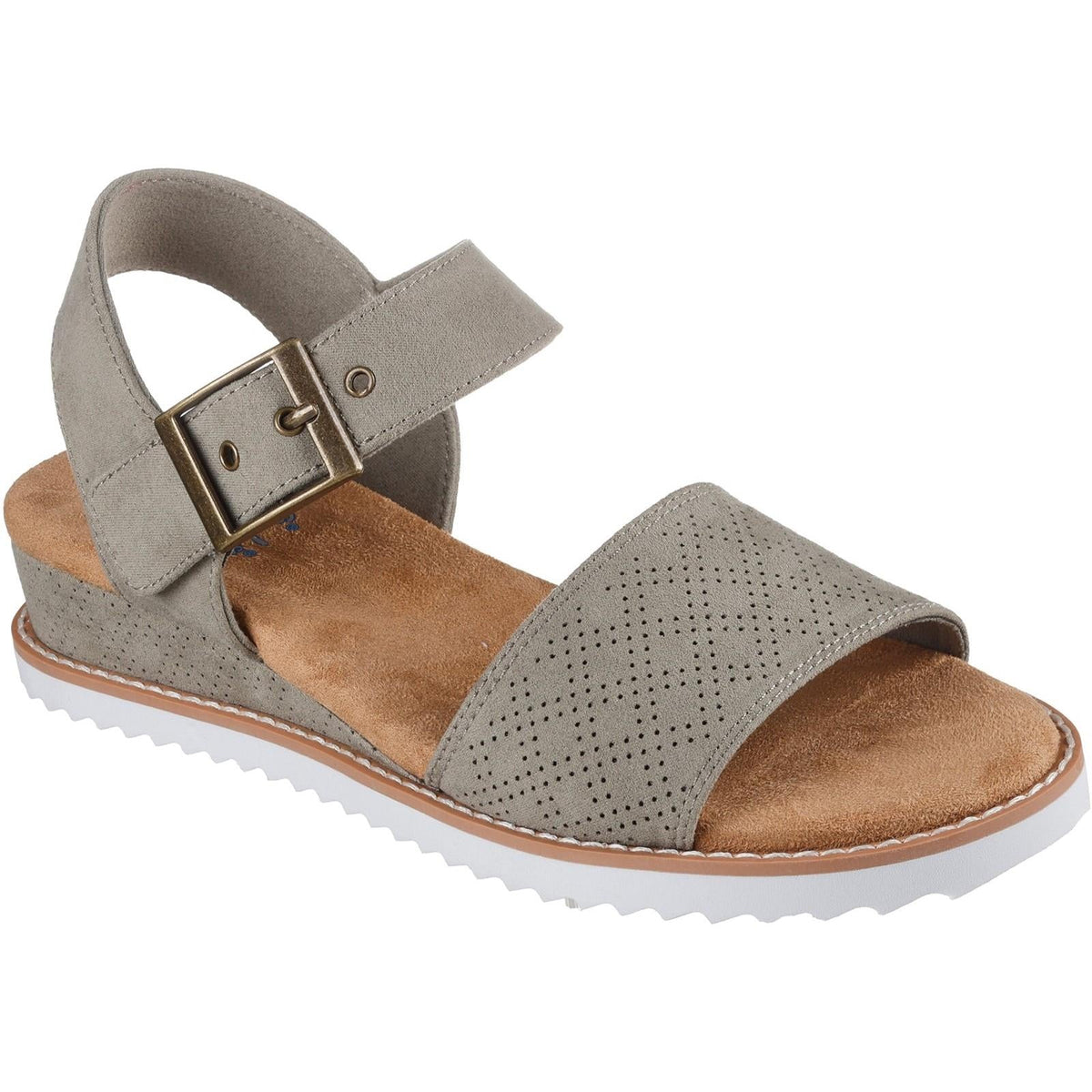 Women's Wide Fit Skechers 114147 Bobs Desert Kiss Serendipitous Sandals