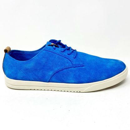 Clae Ellington Royal Blue Suede Mens Size 9.5 Premium Casual Sneakers