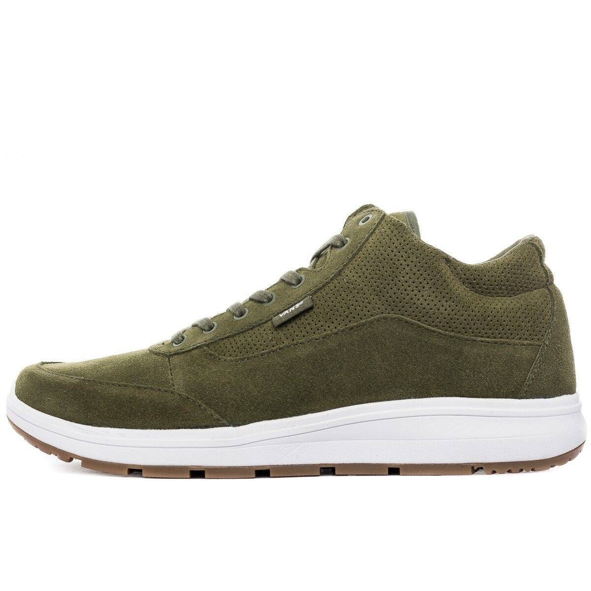 VANS Style 201 (Perf) Winter Moss Green True White UltraCush Mens Size 7