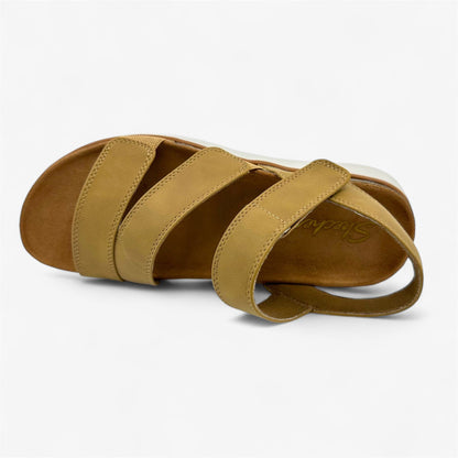 Skechers Lifted Comfort Chestnut Womens Sandal Strappy