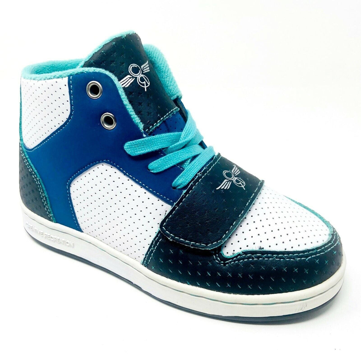 Creative Recreation Cesario Blue Black Aqua Youth Kids Sneakers