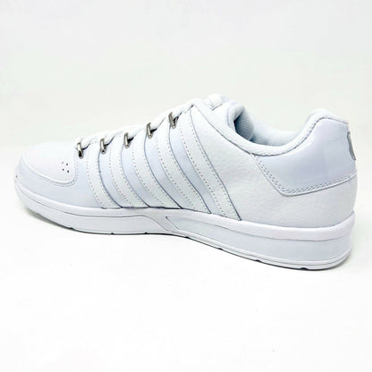 K-Swiss Mens Ruttger White Platinum Casual Sneakers 02024135