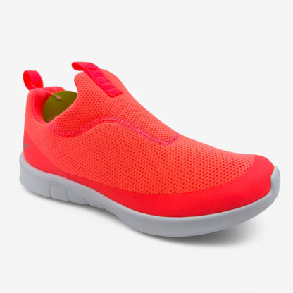 PUMA Laguna Fusion Slip On Ignite Pink Silver Womens Spikeless Golf Shoes