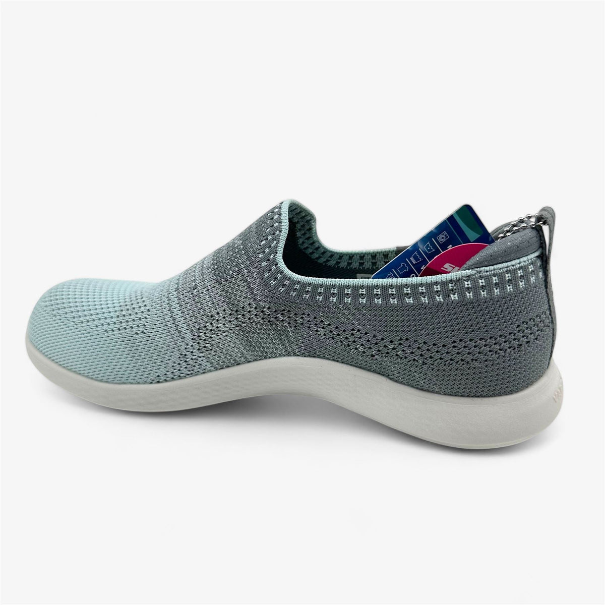 Skechers Vapor Foam Lite Sway Gray Mint Womens Athletic Sneaker